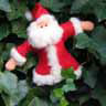 Kerstman van vilt 