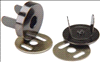 Magneetsluiting 18 mm nikkel zwart