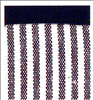 Schort ecru blauw gestreept met aida band