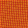 Oranje - rood geruite stof