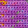 Magicline no 4 1500 lila met gekleurde stippels
