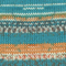 Fabel 162 turquoise met gekleurde mix