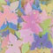 Paillettes vlinder in parelmoer pasteltinten