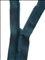 rits 60788 blauw-groen 55 cm