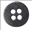 Knoop 634261 zilver 15 mm (6 stuks)
