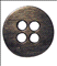 Knoop 635181 goud 15 mm (6 stuks)