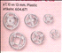 drukknoopjes 604671 doorzichtig 13 mm (9 stuks)