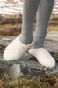 DROPS slippers in ribbelst van ....