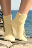 Gebreide DROPS sokken van Alpaca met ....