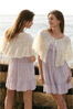 Korte DROPS cape van Kid-Silk met ....