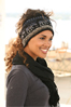 DROPS hoofdband met patroon van Delight ....