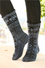 DROPS sokken met patroon van Delight en ....