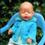 Babyborn jasje aqua blauw