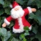 Kerstman van vilt.