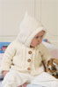 DROPS vest in gerstekorrel met lijf en ....