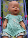 Jurkje met legging voor Babyborn (pop 43 cm) 