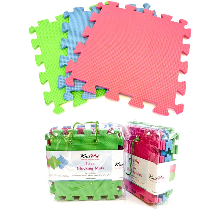 Knit pro Lace blocking mats 30x30x1 cm (9 stuks)
